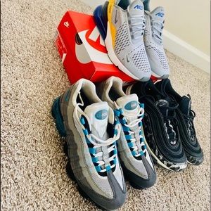 Nike AirMax 270,97camo and vapormax 95
